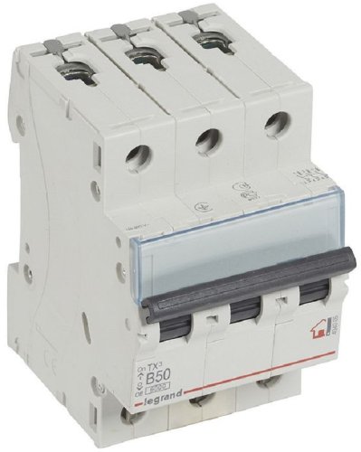 Выключатель автоматический Legrand TX3 6000 3п 50А B 6кА картинка